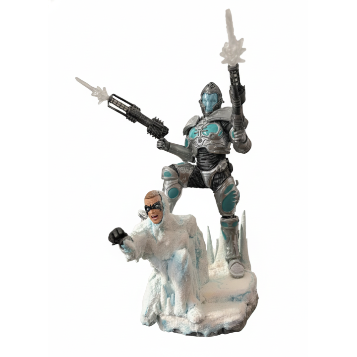 DIORAMA MR FREEZE VS ROBIN - BATMAN